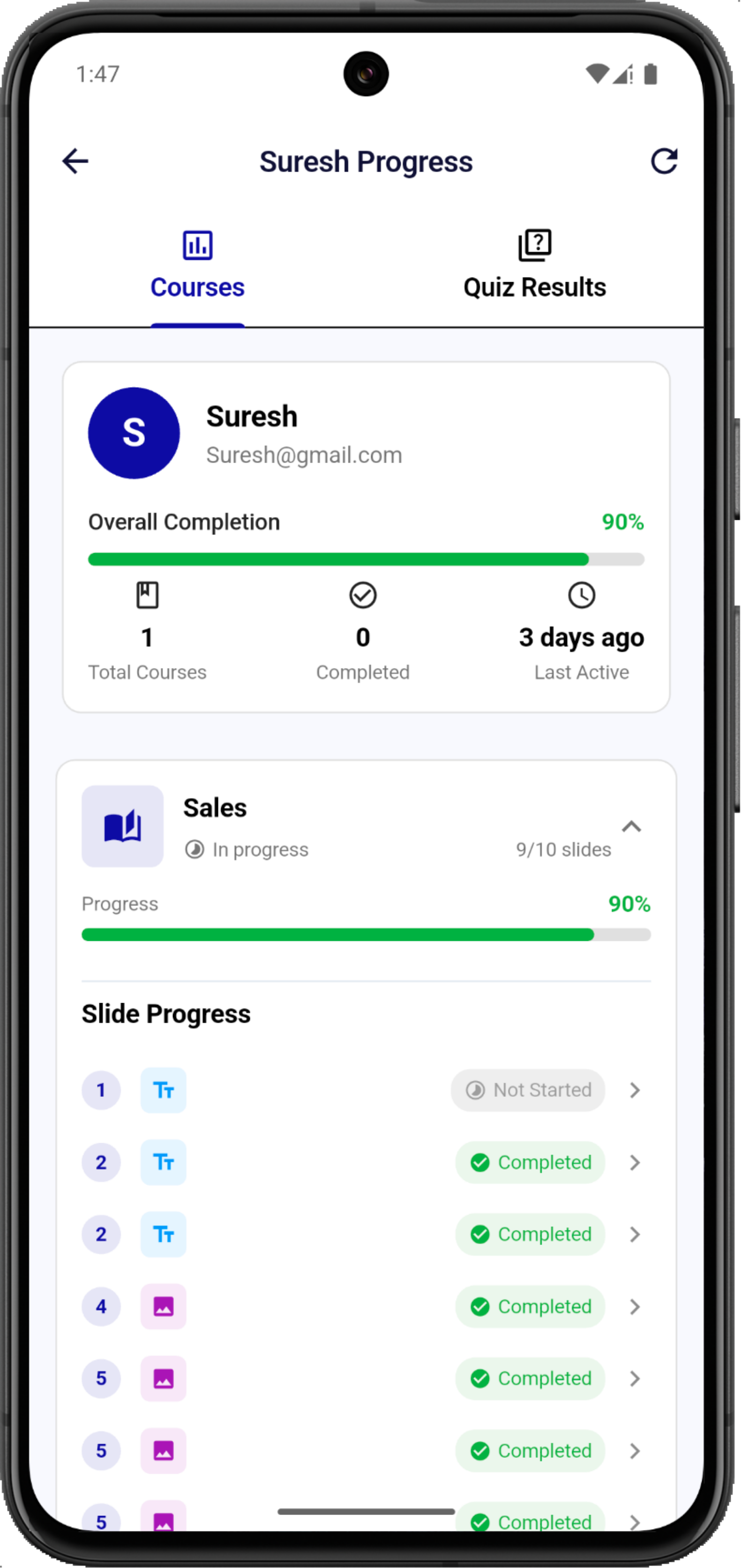 Analytics and reporting dashboard